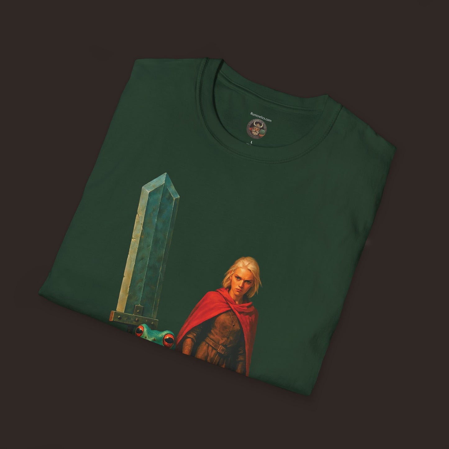 Warrior & Frog Companion Quest Unisex Softstyle T-Shirt