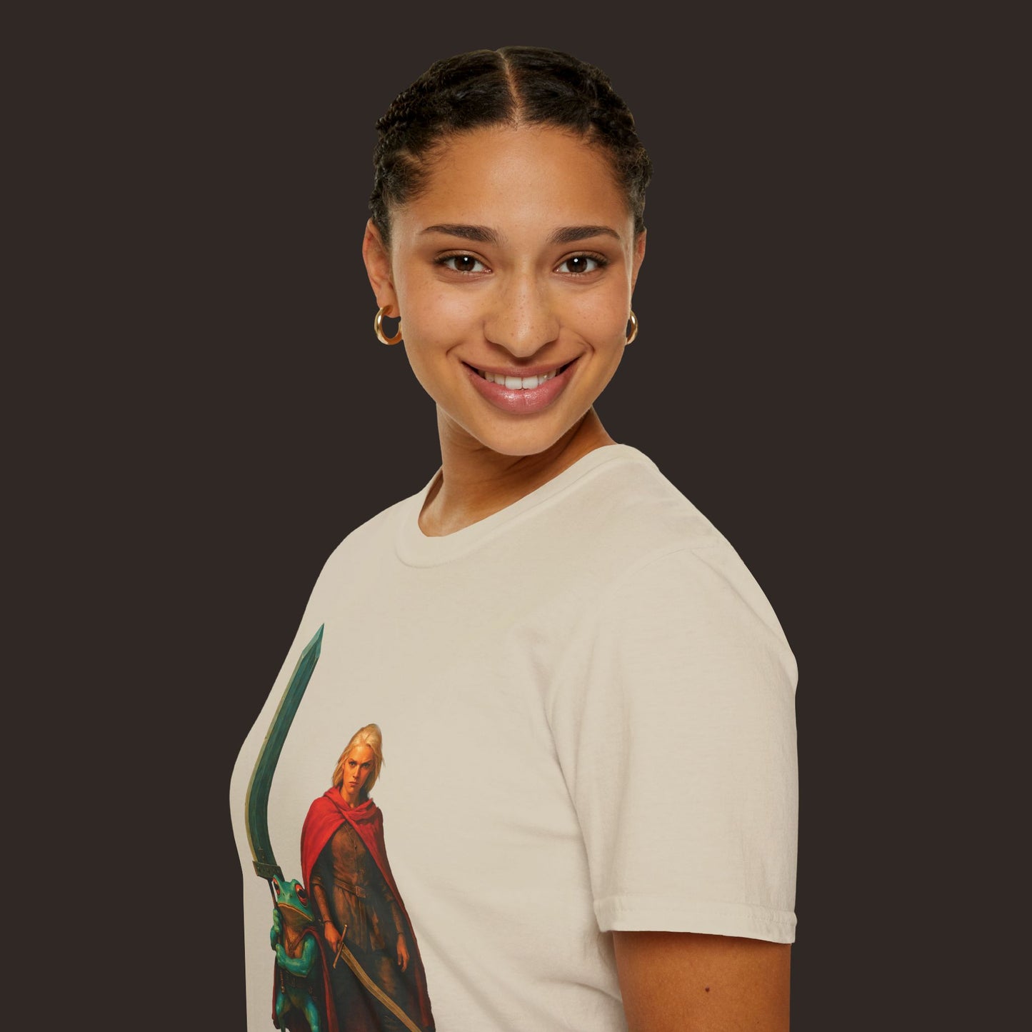 Warrior & Frog Companion Quest Unisex Softstyle T-Shirt