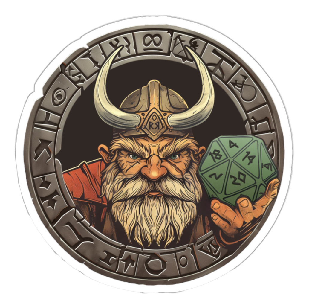 Dwarven Dice Master Sticker