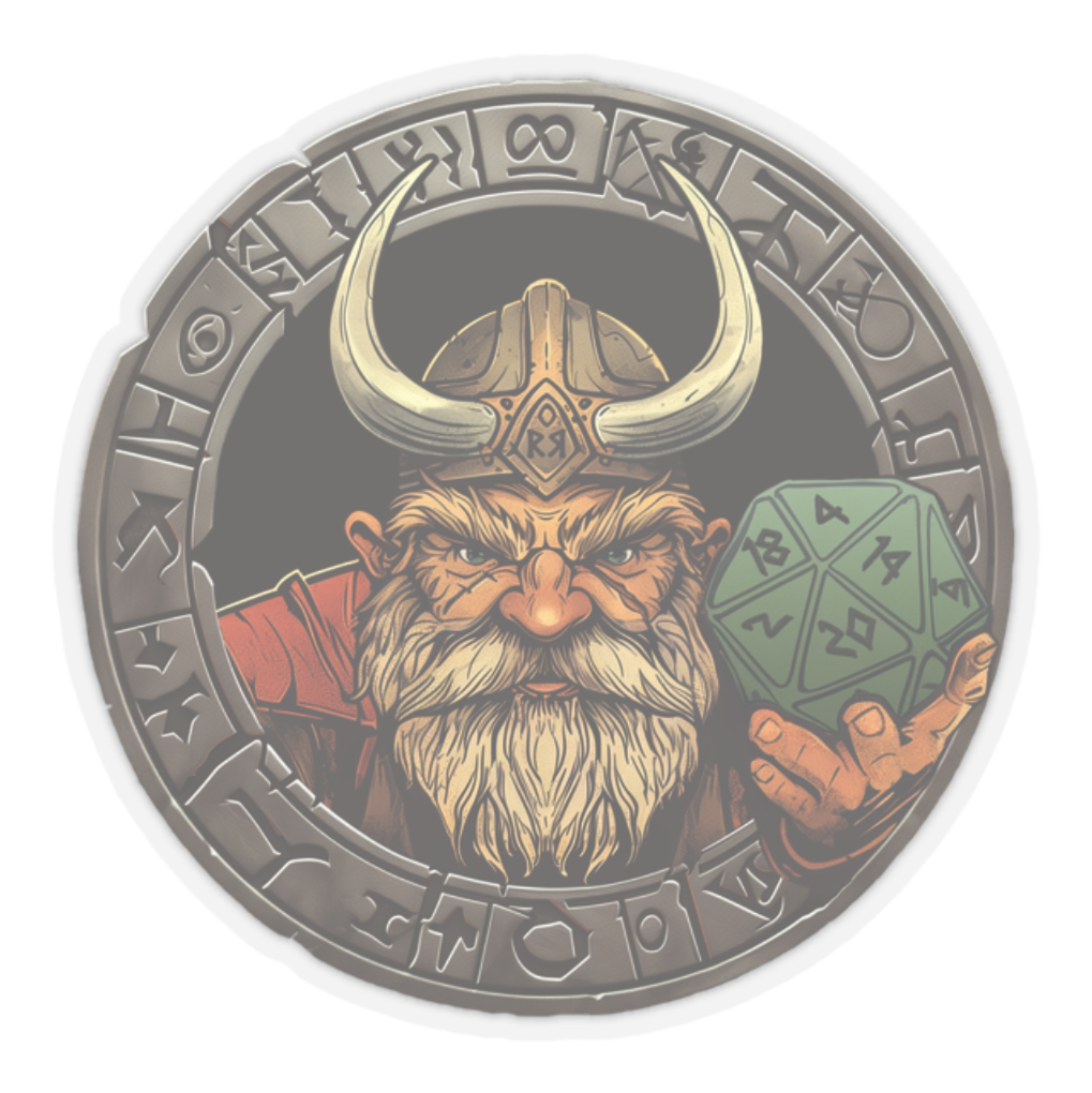 Dwarven Dice Master Sticker
