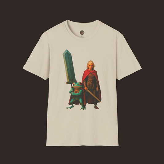 Warrior & Frog Companion Quest Unisex Softstyle T-Shirt