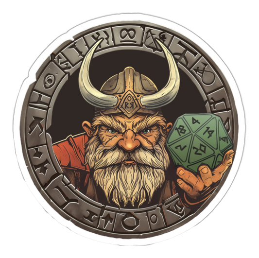 Dwarven Dice Master Sticker